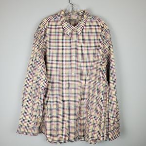 Duluth Trading Plaid Button Down Shirt